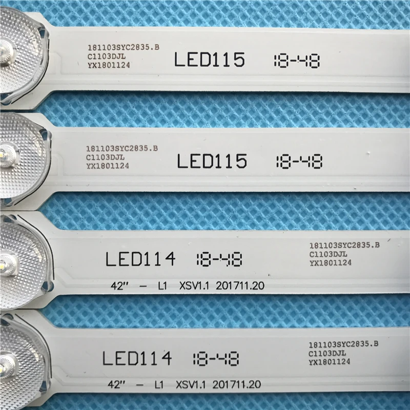 Светодиодный Подсветка полоса для LG 42 дюйма ROW2.1 ТВ 6916L-1412A 6916L-1413A 6916L-1414A 6916L-1415A 42LN542V 42LN575S 42LA615V