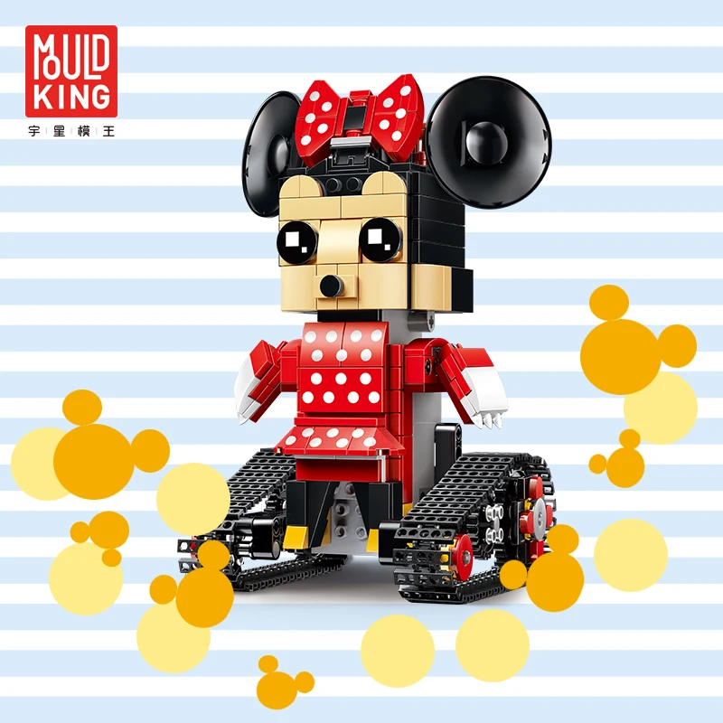 Форма King Technics 13042 Rc строительные блоки Brickheadz Набор Diy прогулочные кирпичи робот
