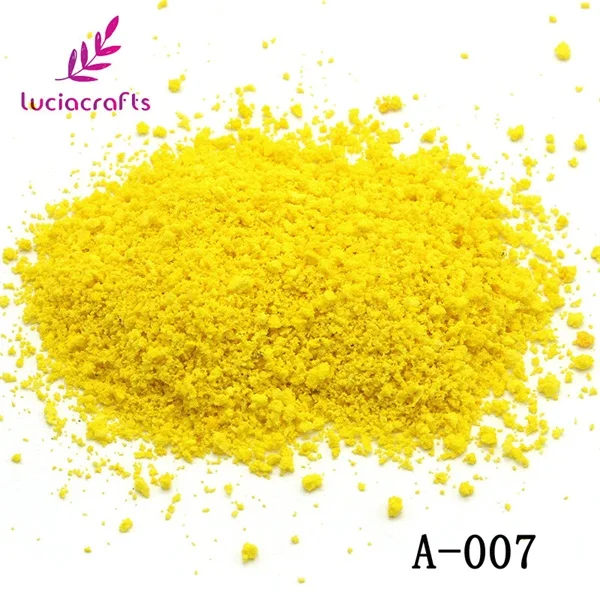 Lucia crafts 15 г/лот искусственное дерево снег порошок для рождества микро Ландшафтный песок ручной работы H0103 - Цвет: 2 Lemon yellow
