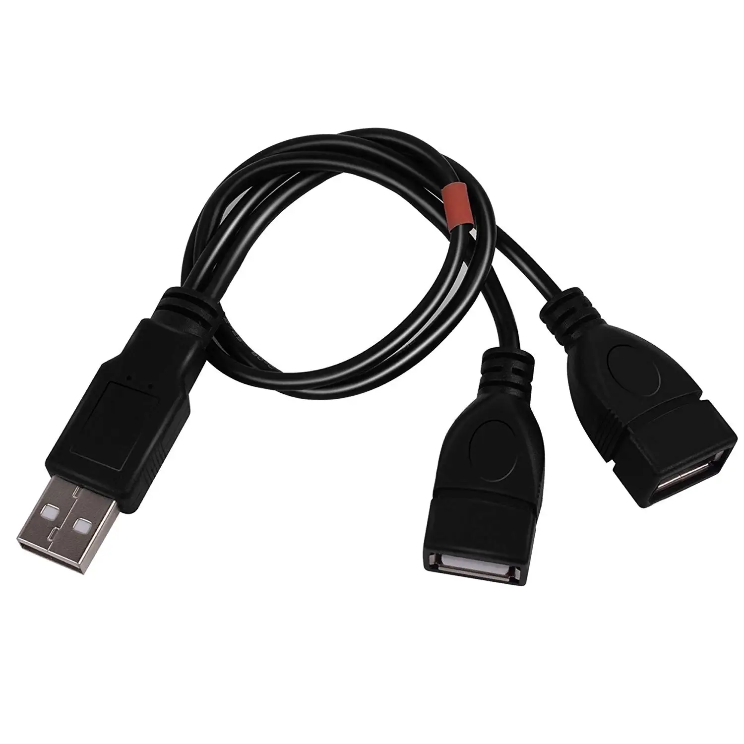 Разветвитель-переходник с USB 2 0 A Male на Dual Female Jack | Электроника