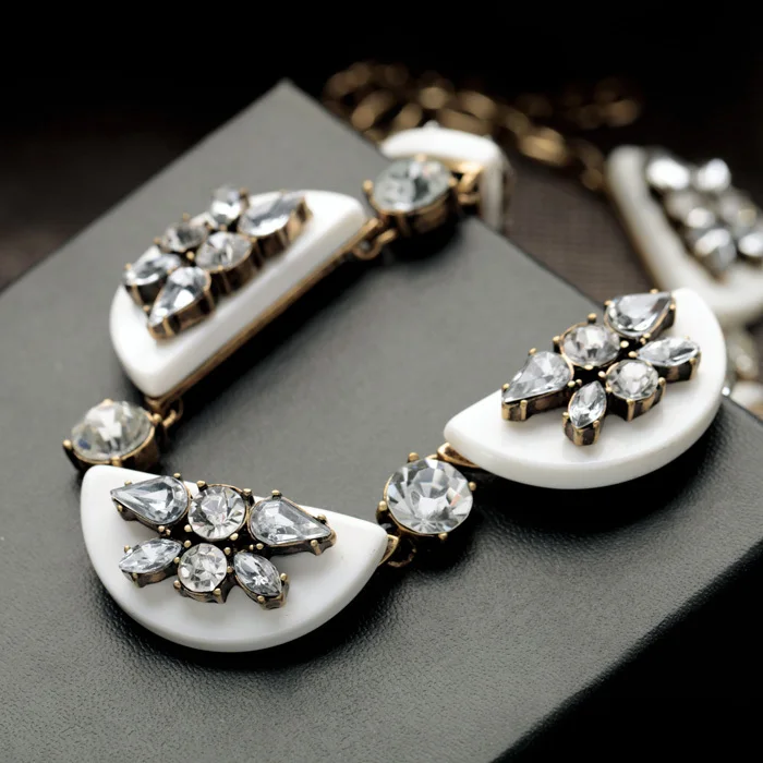 Женское ожерелье с подвеской и большим кристаллом модный дизайн 2019 | Украшения