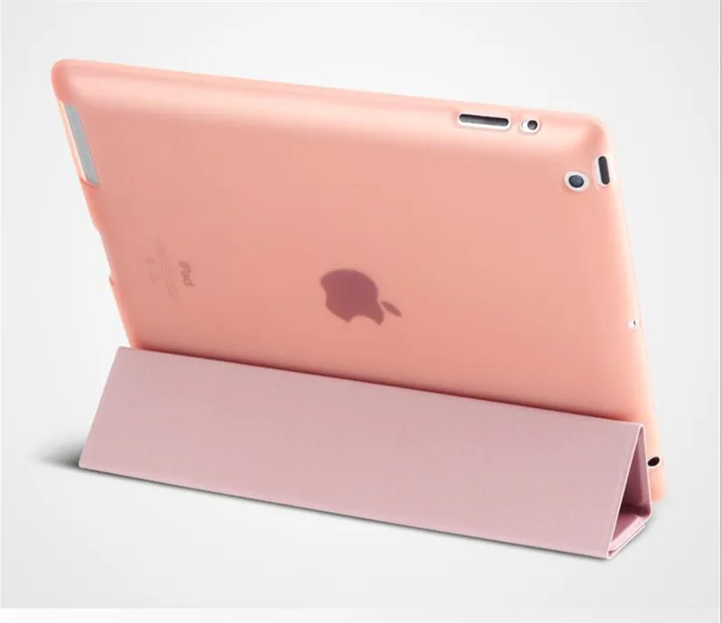 Для ipad 2 3 4 Чехол Ультра тонкий из искусственной кожи+ мягкая задняя смарт-крышка Подставка Авто Режим сна/Пробуждение для Apple ipad 4 ipad Coque чехол для планшета