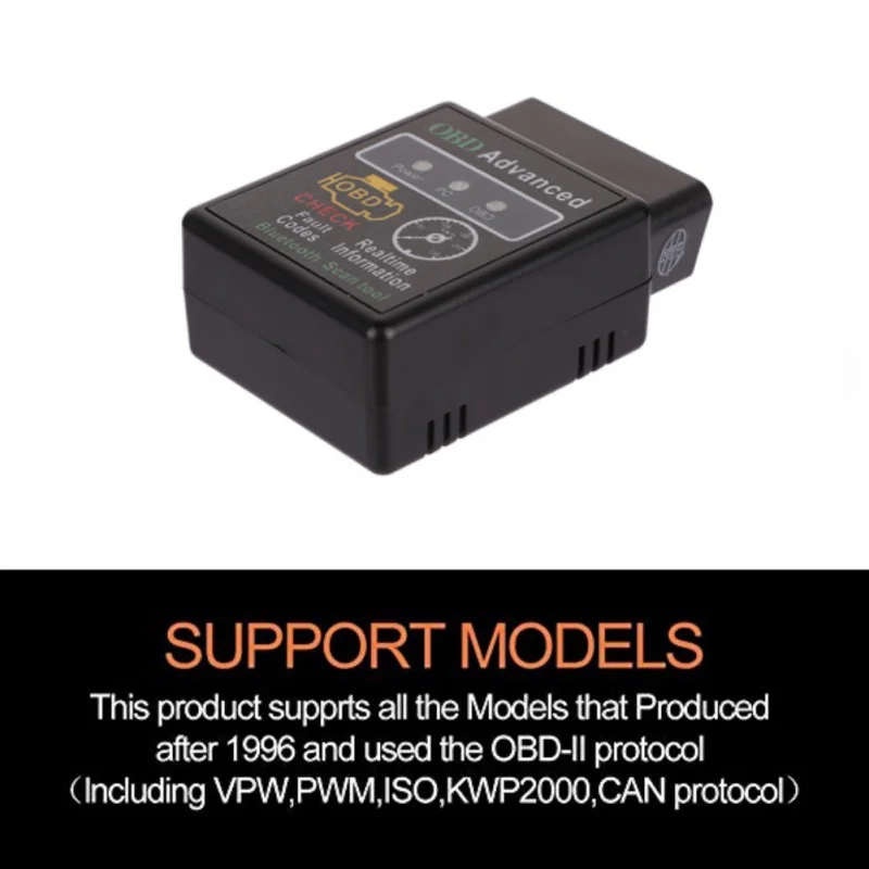 Диагностический сканер HH elm327 bluetooth 2 0 OBD2 ELM 327 | Автомобили и мотоциклы