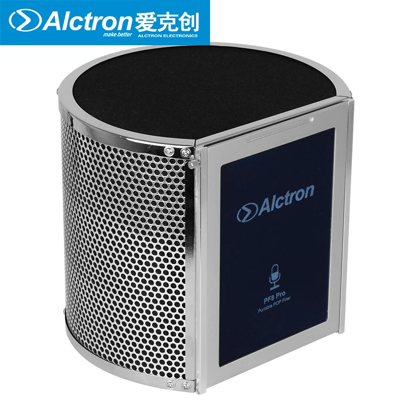 Alctron PF8PRO Профессиональный простой Студийный микрофон экран акустический фильтр Новое поступление Настольный запись ветер экран