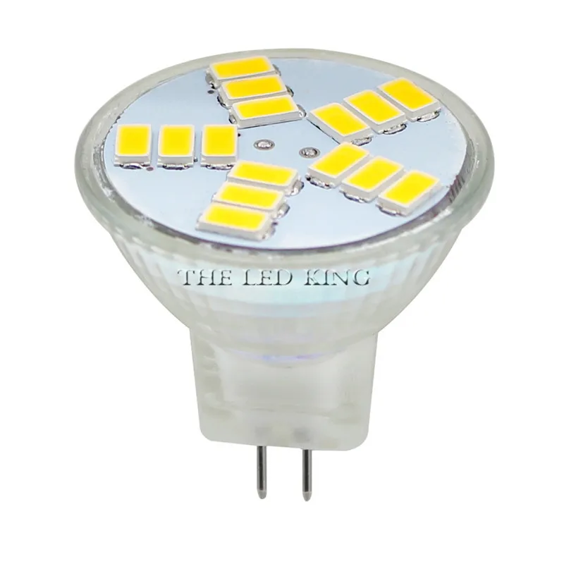 Светодиодная лампа MR11 с затемнением 12 В постоянного тока 5 Вт 7 5730 SMD заменить 30 40
