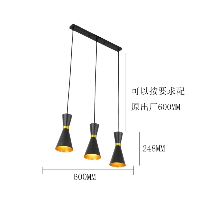 

1/3 head Nordic LED Pendant Lights white black creative bar clothing store decoration decoration with effect lamp ZP510951