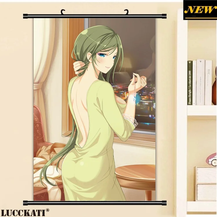 40X60 см Senran Kagura Burst новые волнистые игры, сексуальные лоли, игрушки, мультфильм, аниме, настенные фотообои плакат в рулоне, холст, живопись - Цвет: D