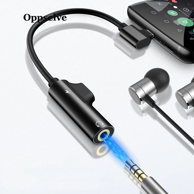 Переходник USB Type C на 3 5 мм аудиокабель для наушников Кабель адаптер Huawei mate P20 P30 pro
