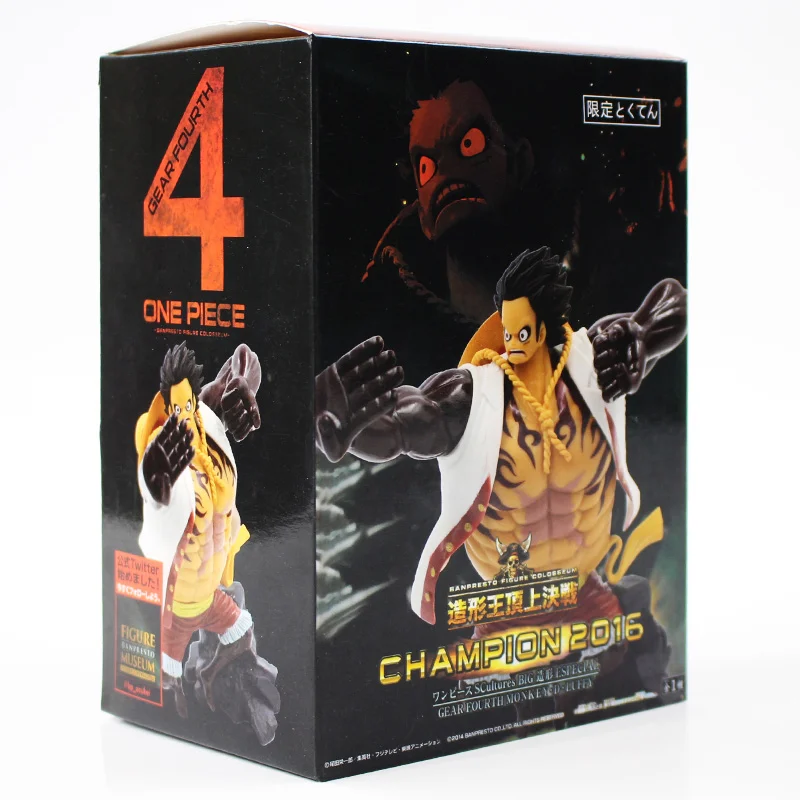 Style C in box 14-18 см одна деталь Banpresto фигурка Колизей переплетенный человек Обезьяна D Луффи кошмар Шестерня четвёртый Чемпион фигурка ПВХ модель игрушки - Цвет: Style C in box