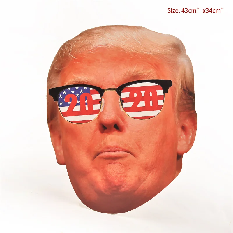 style 5 Новое поступление Забавный Трамп косплей с маской для лица картонные маски на Хэллоуин Карнавальный костюм нарядный подарок для мужчин - Цвет: style 5