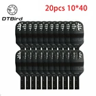 20 шт. 10*40 стандартные Осциллирующие многофункциональные лезвия пилы аксессуары для электроинструментов как Fein Multimaster,Dremel, с экспортным качеством