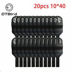 20 шт. 10*40 стандартные Осциллирующие многофункциональные лезвия пилы аксессуары для электроинструментов как Fein Multimaster,Dremel, с экспортным качеством