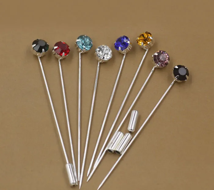 Нагрудный Знак Брошь с пробкой 8 мм круглые стразы кабошоны Женская шаль накидка