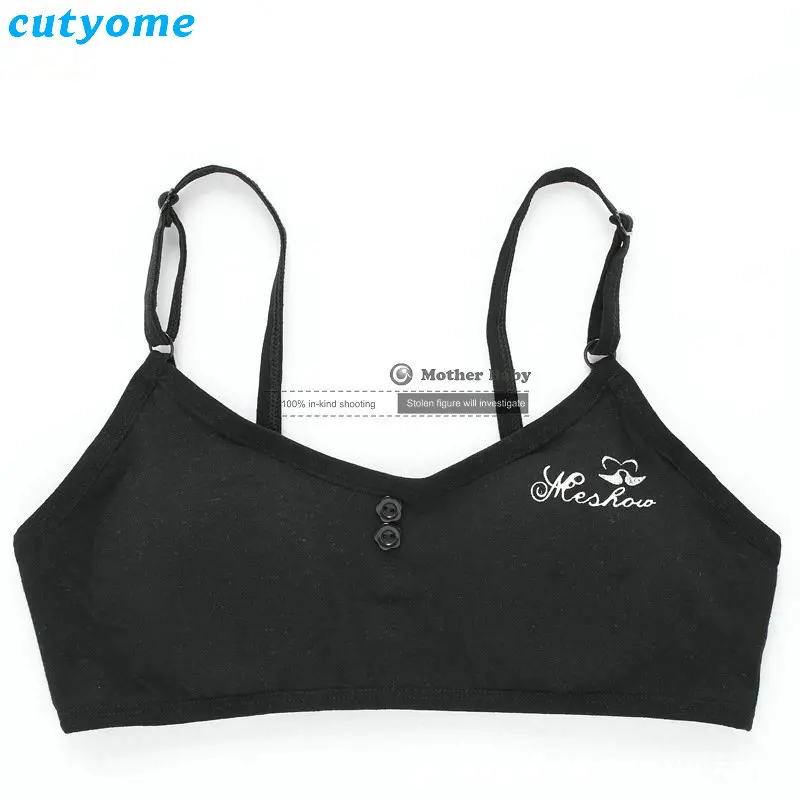 Детские бюстгальтеры 5 шт./лот хлопковые тренировочные для маленьких подростков