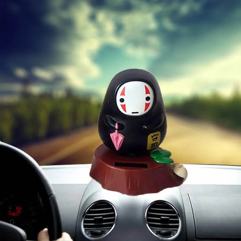 Новый стиль автомобиля куклы украшения ABS креативный Солнечный приборной панели