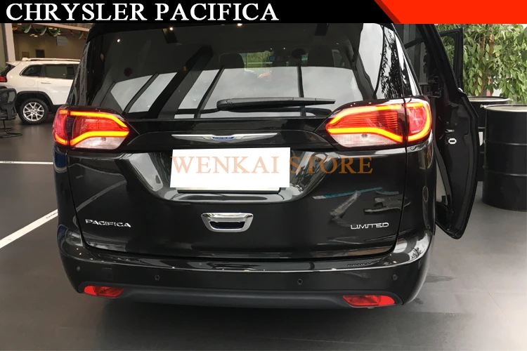 WENKAI автомобильный Стайлинг автомобиля задняя дверь Чаша отделка ABS Chrome Chrysler Pacifica аксессуары