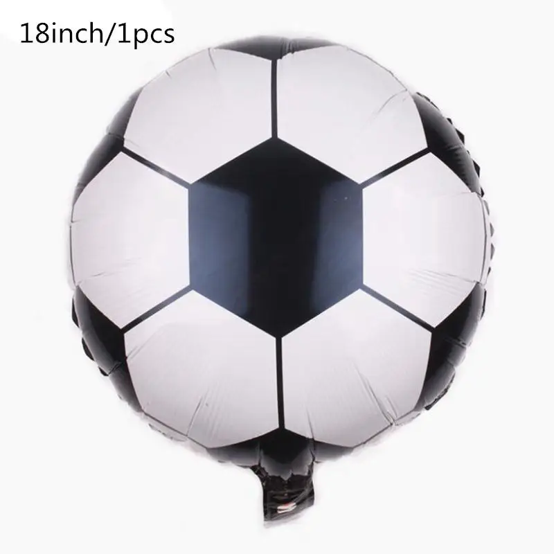 Foil Balloon 1pcs 6 шт./лот, Футбольная тема, коробка для попкорна, украшения для закусок, вечерние аксессуары, украшения для детей, товары для дня рождения - Цвет: Foil Balloon 1pcs