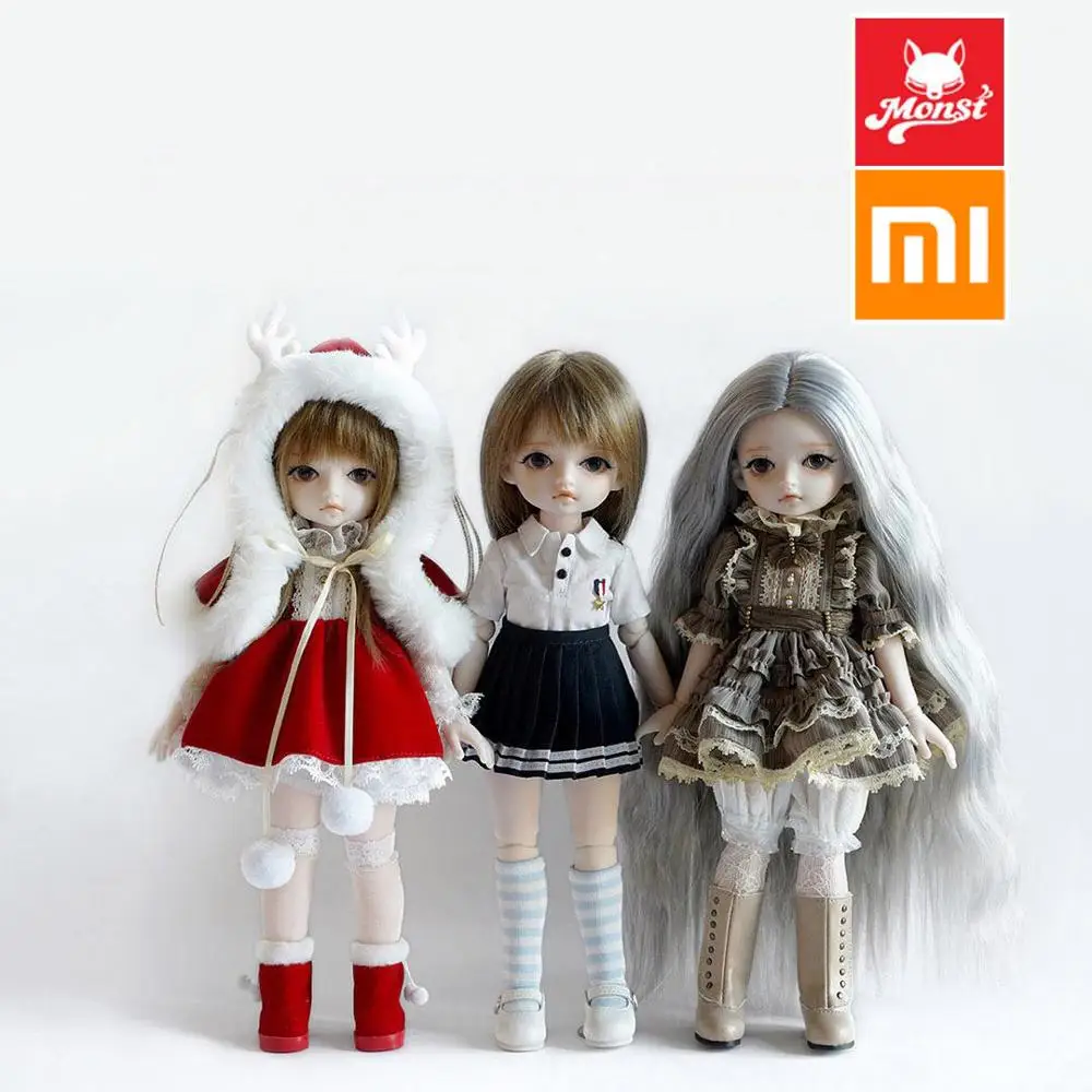 Оригинальный XIAOMI MIJIA моделирование BJD кукла серии 3 милый стиль Xiaomi запускает ту