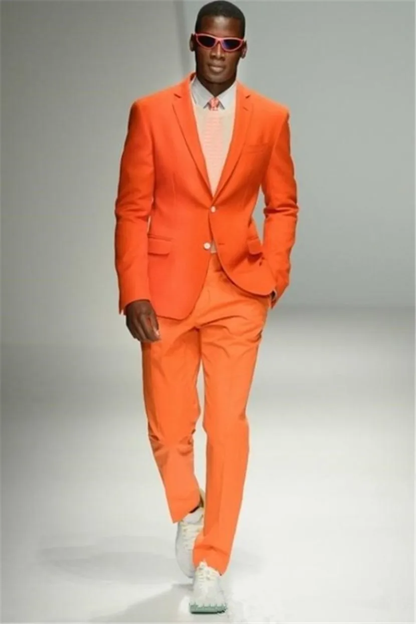 VEIAI Latest Designs Lapel Two Buttons Men Suits Custome Homme Fashion Tuxedos Cool Blazer Men Handsome Slim(Jacket+Pants - Цвет: Picture Style14