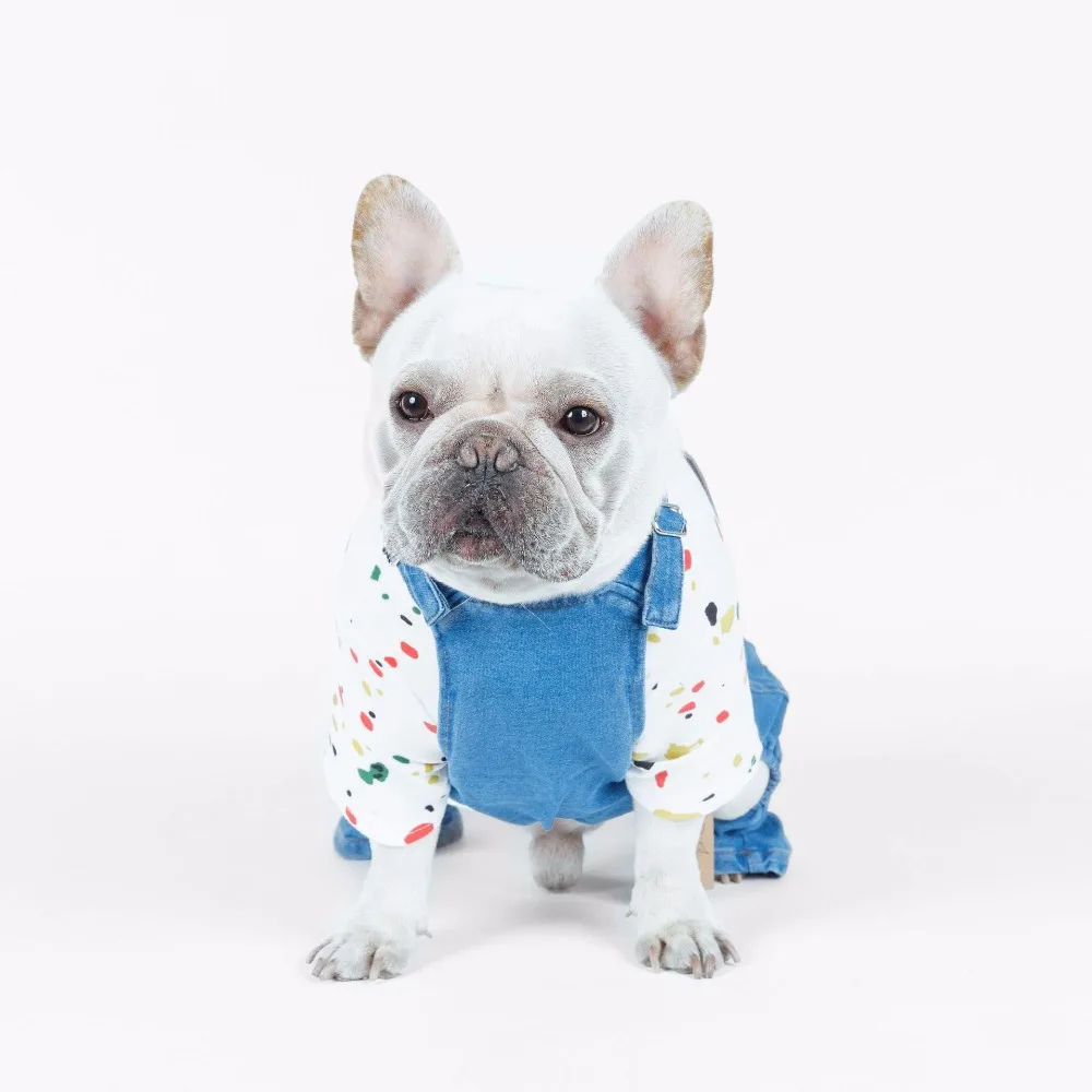 Летняя одежда PipiFren с надписью Love Dogs футболки на весну для домашних животных
