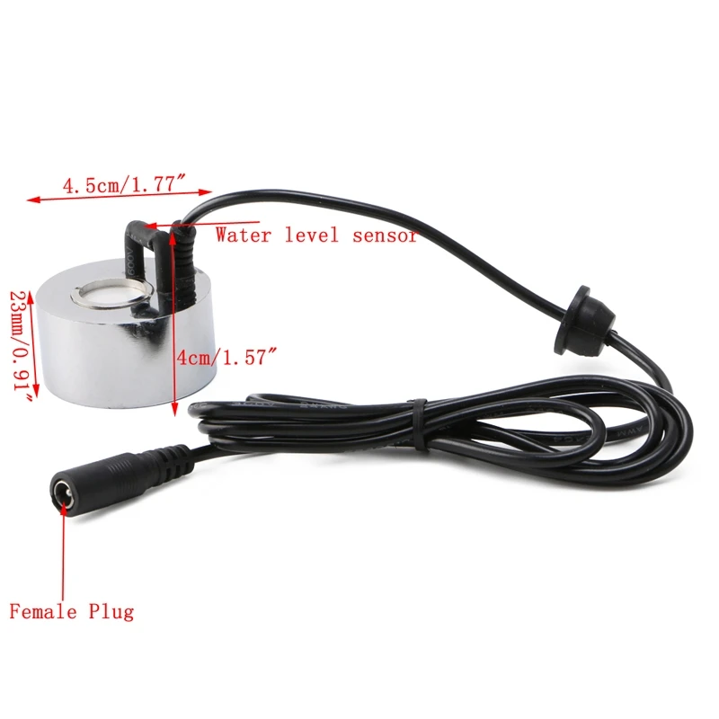 Ультразвуковой туманообразователь 24 В небулайзер распылитель головка без света