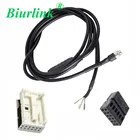 Biurlink 12Pin аудио AUX разъем + кабель DIY адаптер для BMW E60 E63 5 6 серии 550i 520d 525d 530xd 535d