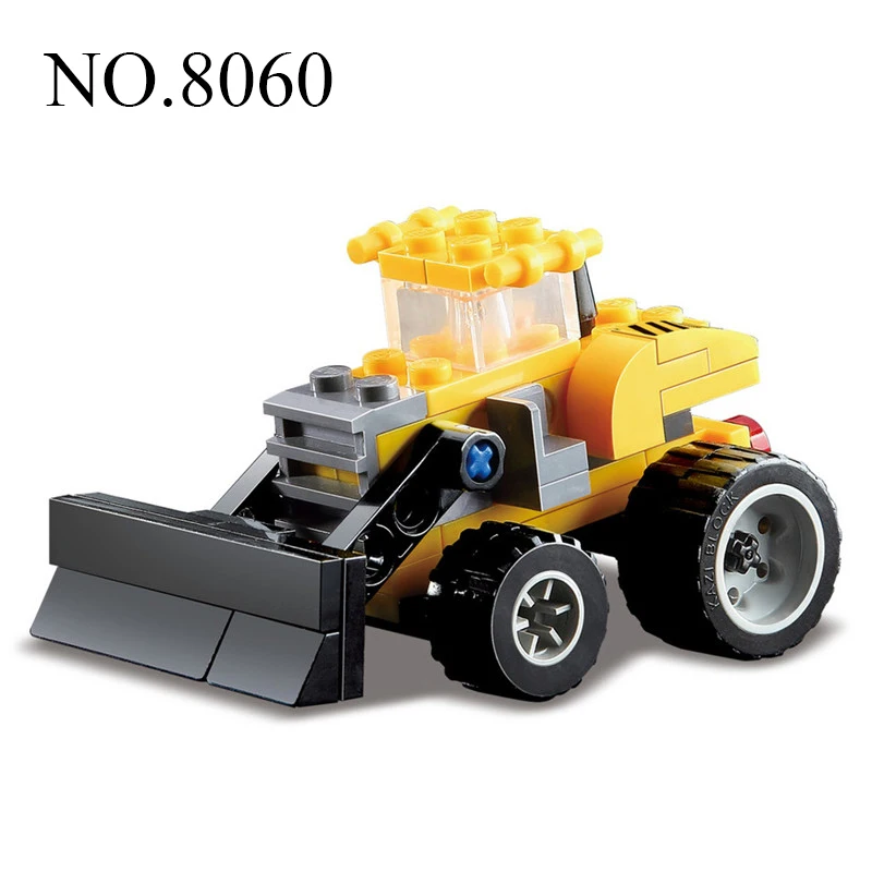 Грузовик автомобиль строительные блоки городской серии развивающие игрушки