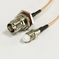 new modem coaxial cable tnc female jack to fme female jack connector rg316 cable pigtail 15cm 6 adapter