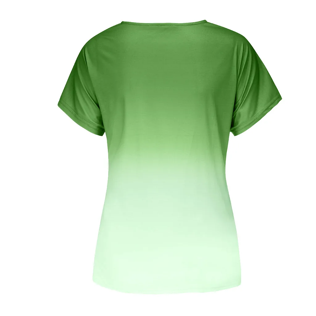 Женская футболка с V-образным вырезом и коротким рукавом | одежда