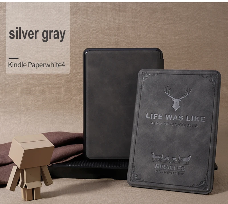 GAUGGER ультратонкий умный чехол из искусственной кожи для Amazon New Kindle Paperwhite 4 10th Generation