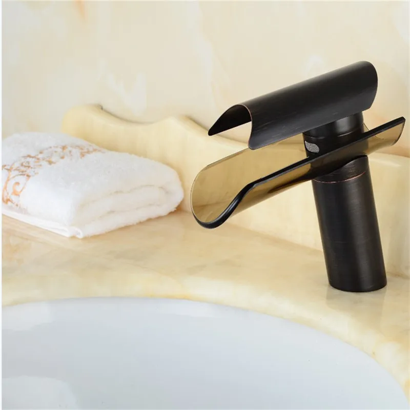 Горячая Распродажа водопад смеситель для ванной комнаты латунный Смеситель