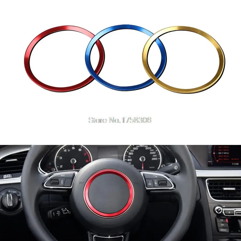 3 вида цветов Автомобильный руль декоративный круг модифицированные наклейки с