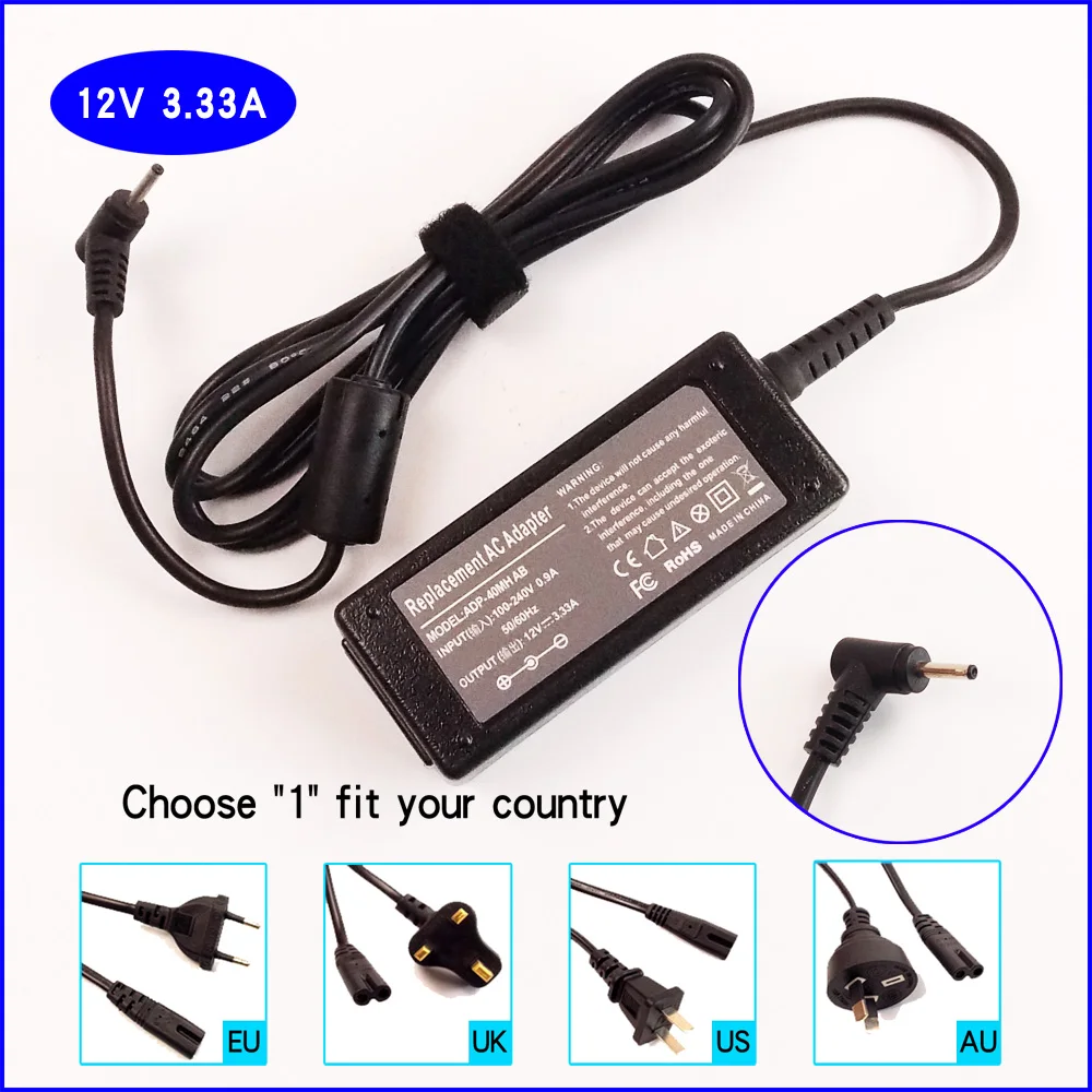 12 В 3 33 А зарядное устройство для ноутбука адаптер переменного тока Samsung|12v 3.33a|laptop