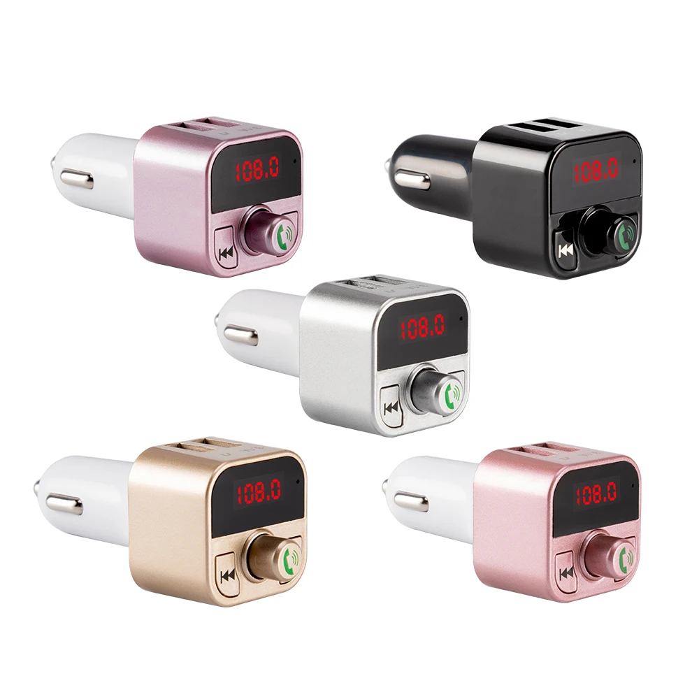 Новый мини Bluetooth автомобиля MP3 плеер Dual USB 3.1A B5 hands free fm передатчик Напряжение
