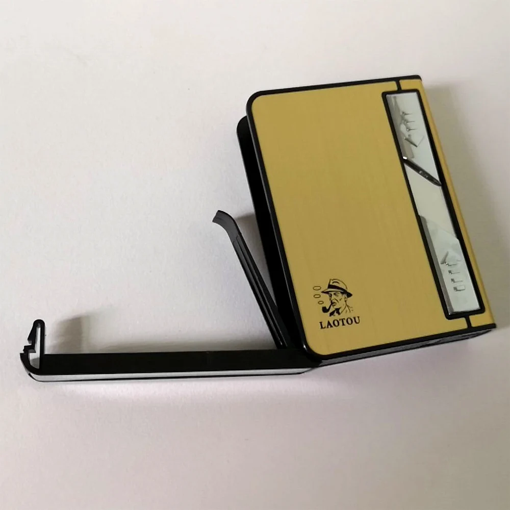 USB Зажигалка Портсигар для 10 сигарет пакет портсигар зажигалка|case for cigarette packs|case