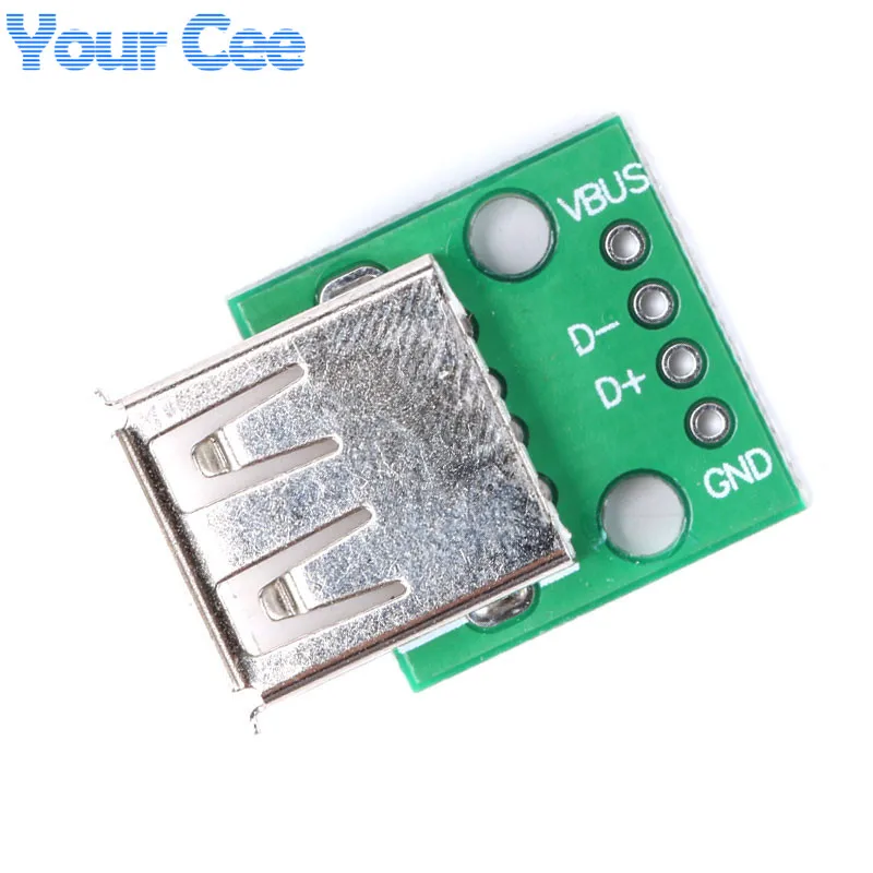Usb адаптер с разъемом USB 2 0 Female to 4 P 5 шт.|usb|usb hub adapterusb cat5 adapter |