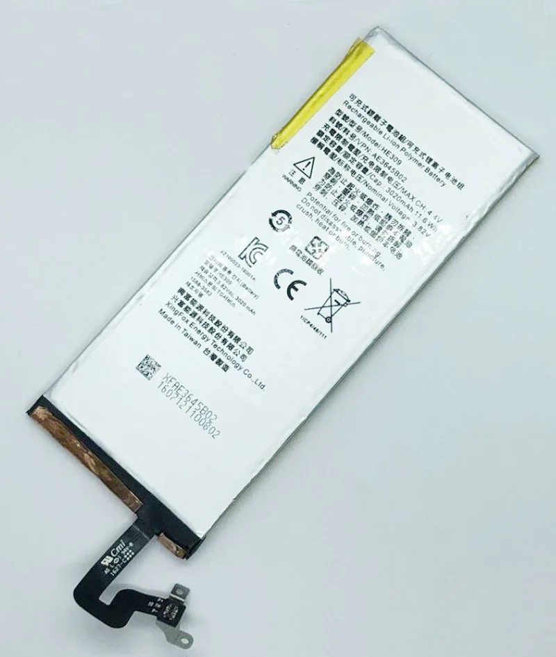 GeLar 3,8 V 3020 mAh HE309 запасная батарея AE3645B02 для мобильного телефона SHARP FS8009 встроенный литиево-ионный аккумулятор литий-полимерная батарея