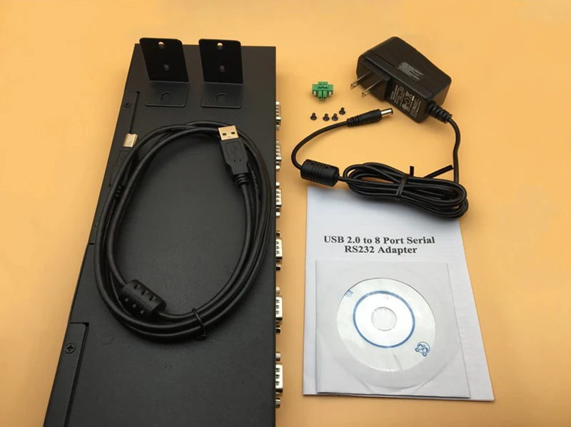 Серийный адаптер с USB на 8 портов 2 0 в RS232 DB9 Pin COM Port Hub конвертер FTDI чип Поддержка Mac OS