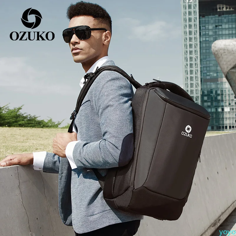 OZUKO Business Duplex USB Multifunctional Outdoor Waterproof Computer Travel Backpack male backpack | Багаж и сумки