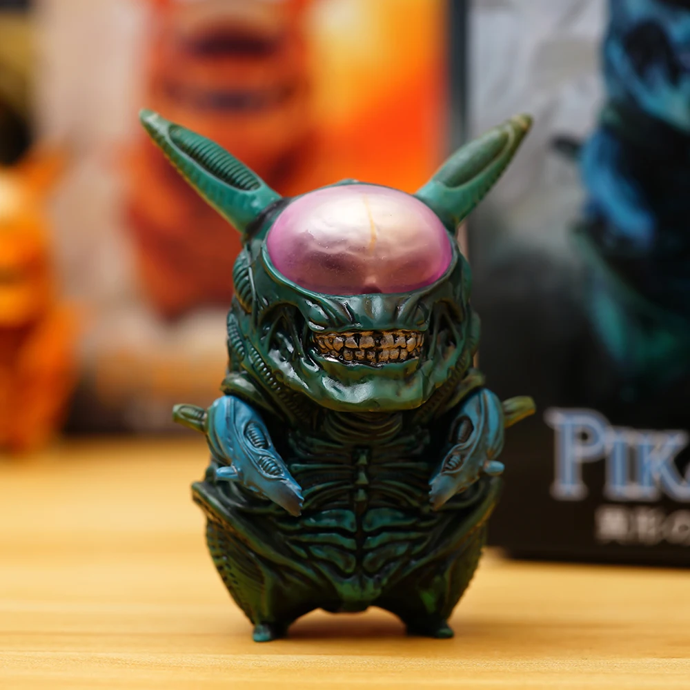 Takara Tomy Покемон Аниме Пикачу фигурку ПВХ Косплей Инопланетные игрушки для