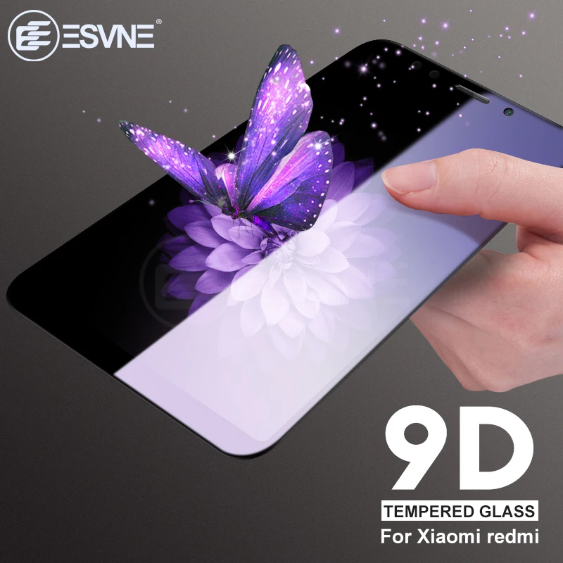 Защитное стекло ESVNE закаленное для xiaomi redmi note 5 5a 6 4x pro plus xiomi mi 8 lite f1|Защитные стёкла