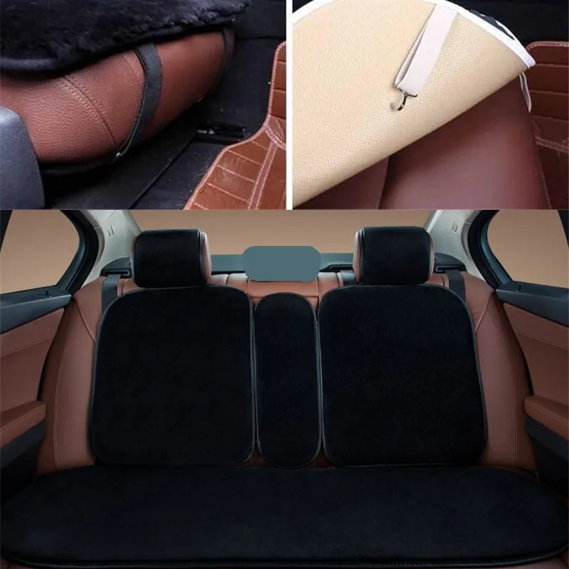 Полный комплект чехлов для сидений из искусственного меха универсальные чехлы