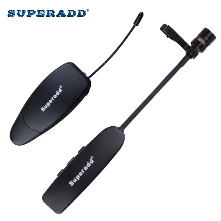 

Superadd UHF Беспроводной зажим для воротника микрофон клип тип Лекция Тур гид микрофон 40 метров