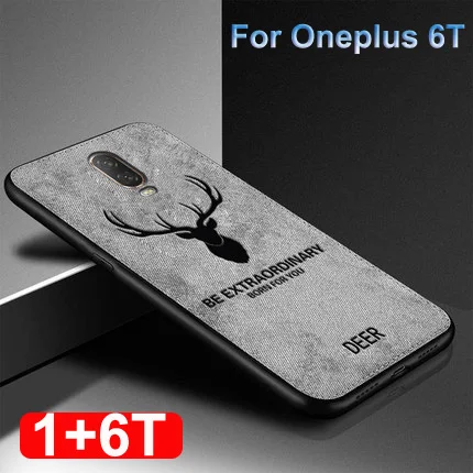 Чехол для мобильного телефона Oneplus 6T 3T хлопчатобумажная ткань чехол s One plus 3t 3 T Мягкий силикон+ шелковая ткань Тонкий чехол из ТПУ с OnePlus3T A3010 1+ 3 T 1+ 6T чехол - Цвет: Oneplus6T Gray