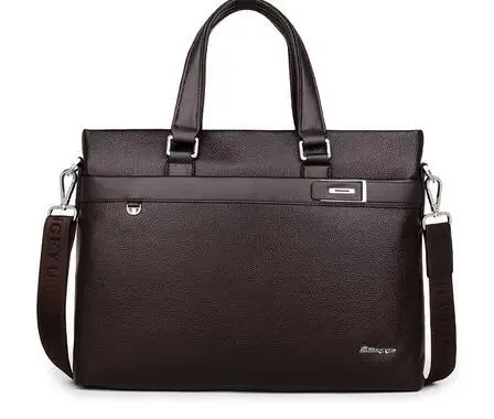 Сумка-тоут мужская из натуральной кожи модный саквояж кросс-боди для ноутбука 14