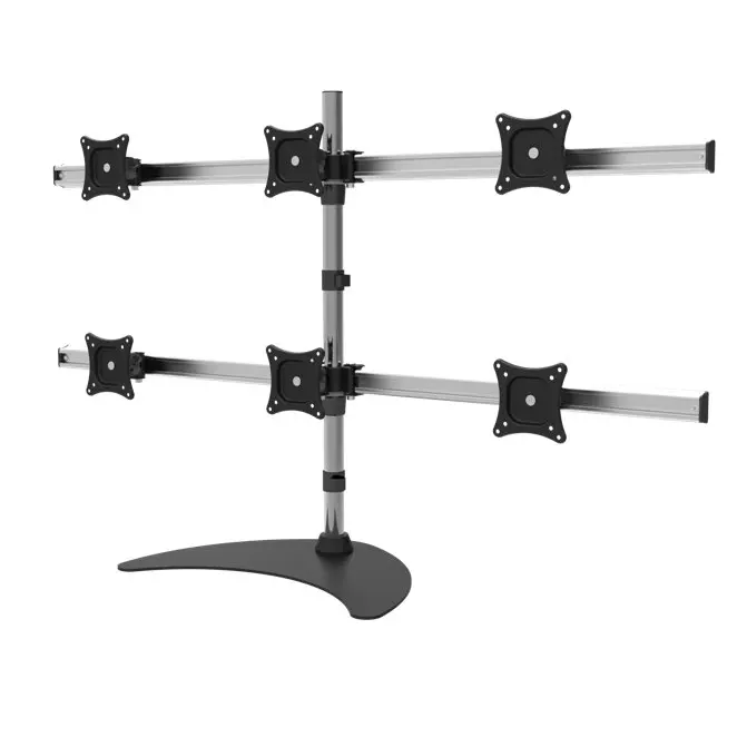 15 27 &quotАлюминиевый сплав 6 экран LCD TV Mount Free Lifting Sliding Full Motion настольная подставка