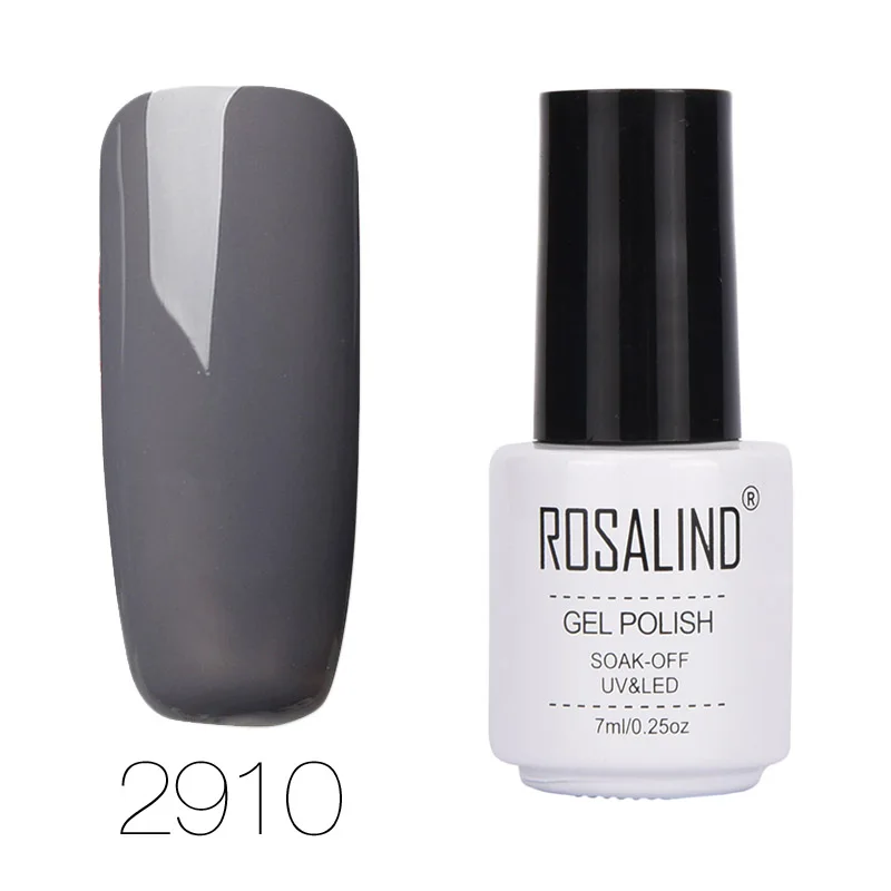 RC2910 ROSALIND 7 мл УФ-гель для ногтей полуперманентный эмалированный лак для ногтей художественный дизайн Prime UV светодиодный акриловый лак для ногтей - Цвет: RC2910