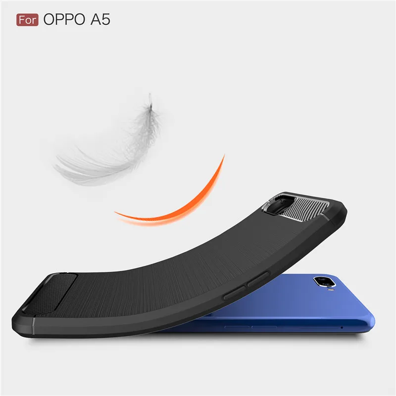 BSNOVT Oppo A5 чехол противоударный силиконовый матовый для телефона A 5 мобильный