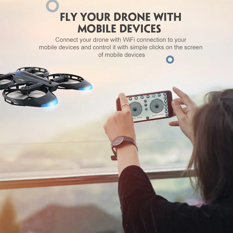 JJRC JJR/C H45 FPV Drone 720 P HD Камера складной Квадрокоптер приложение Управление