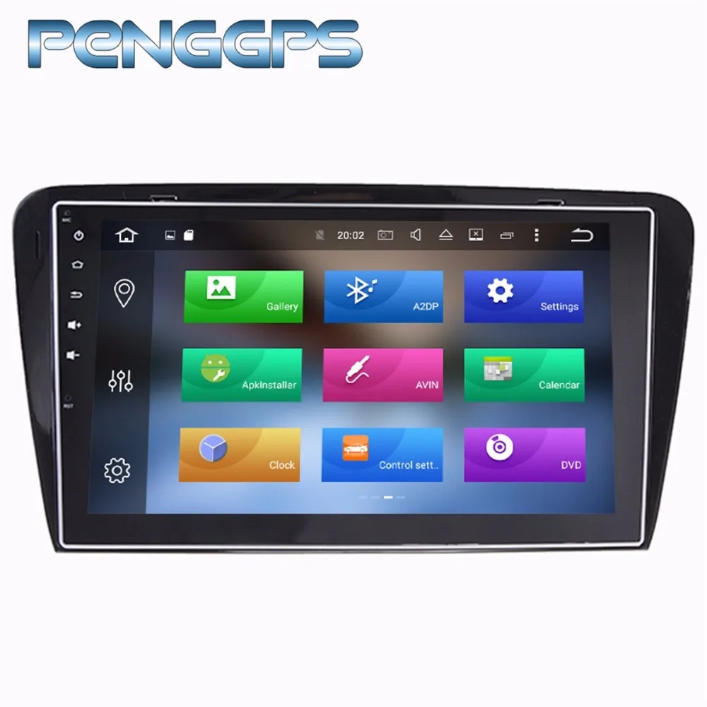 2 Din dvd плеер Android 8 1 автомобильное радио для Skoda Octavia 2014 2017 GPS навигация